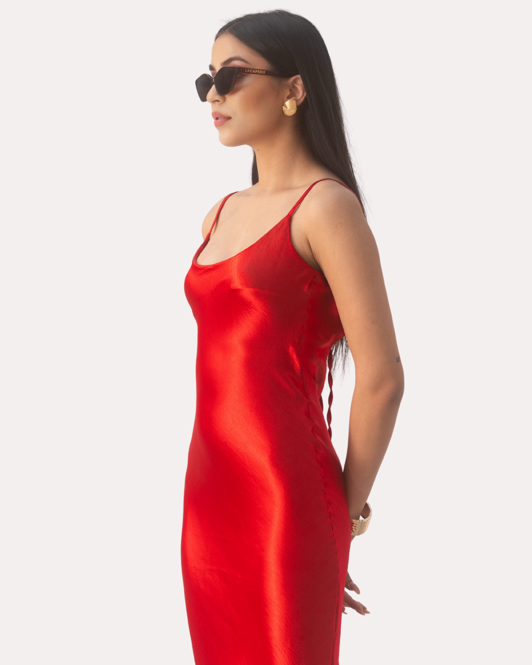 The Scarlet Slip Dress