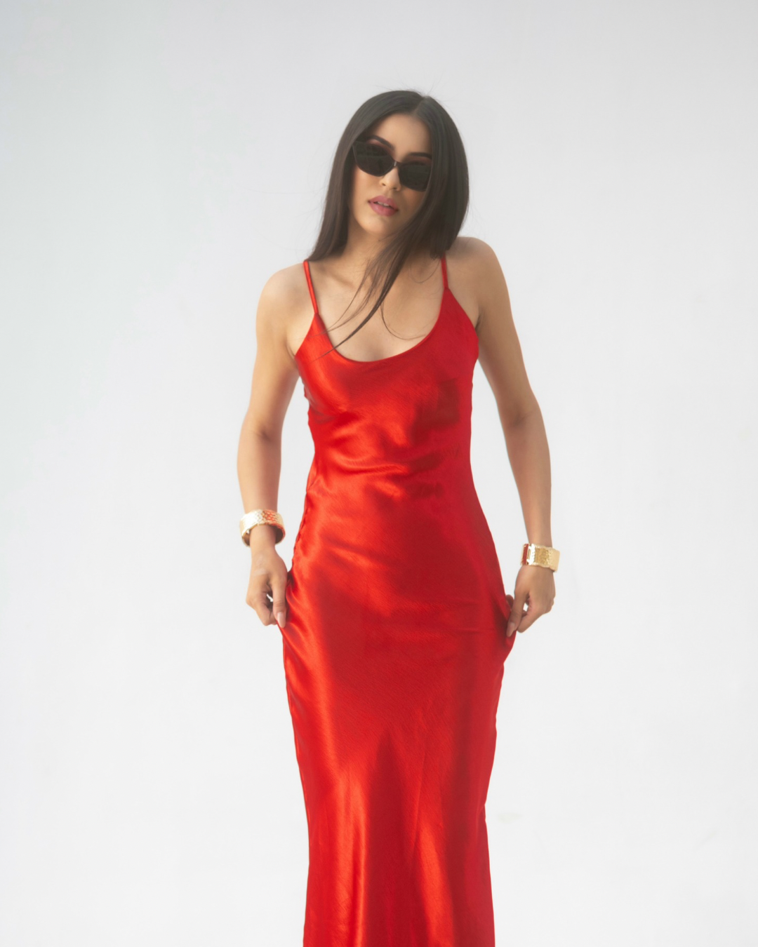 The Scarlet Slip Dress