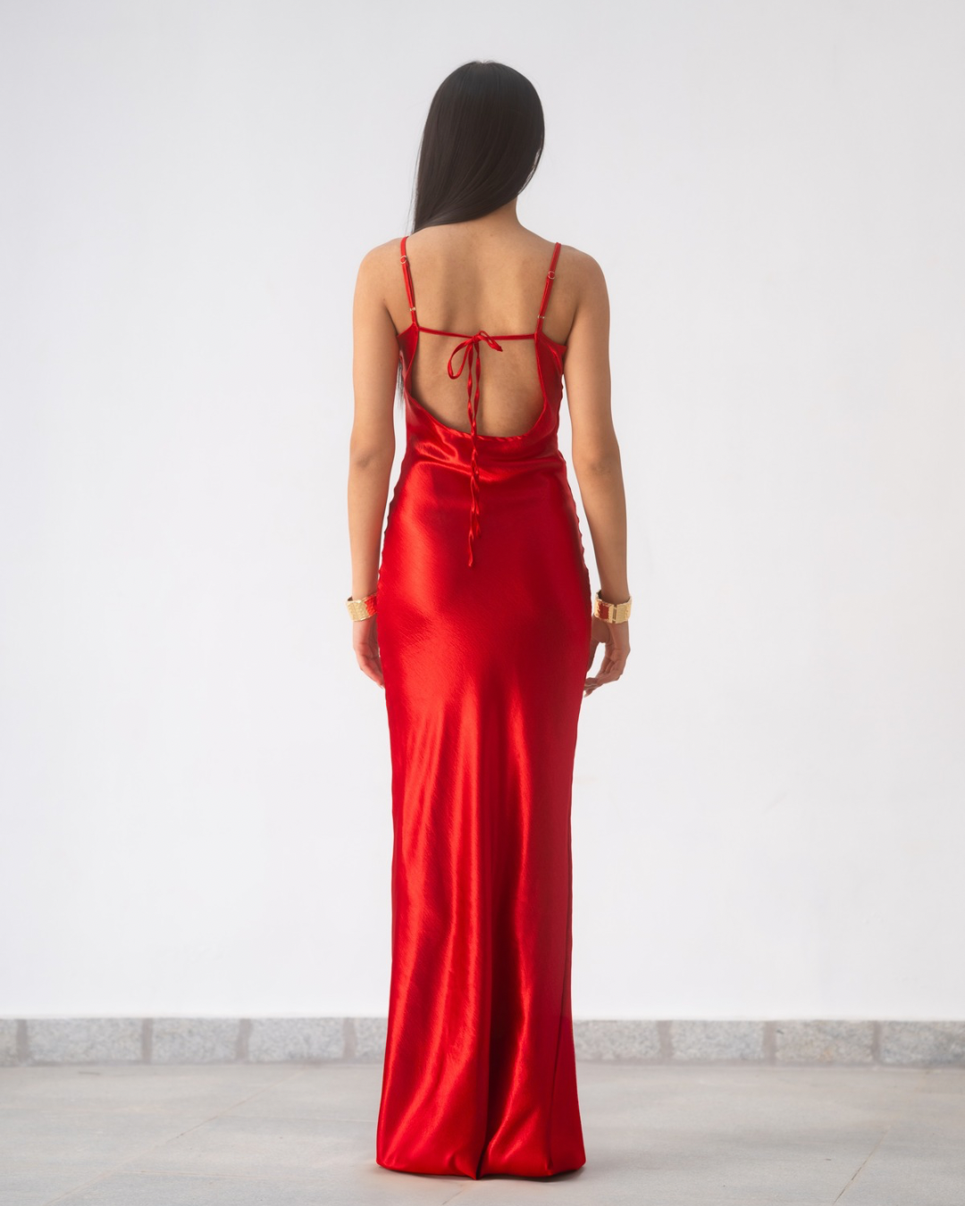 The Scarlet Slip Dress
