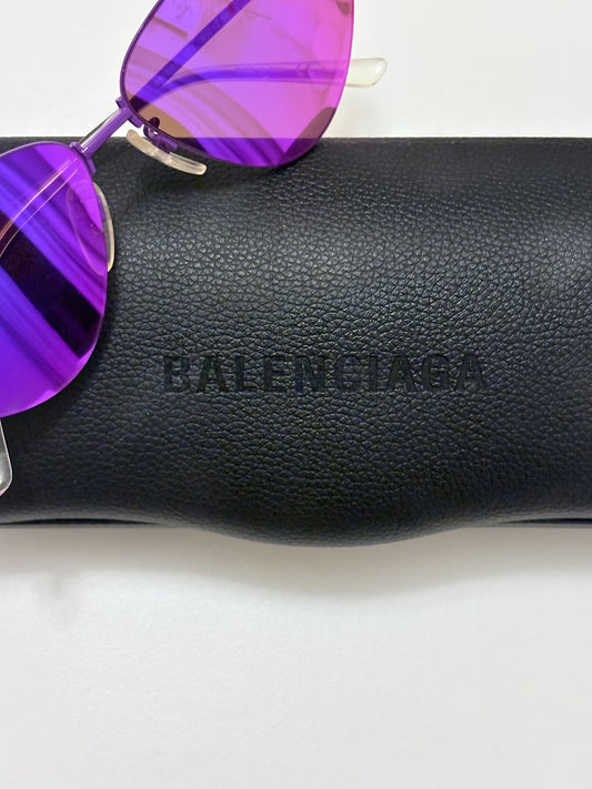 Balenciaga Cat-Eye Sunglasses in Purple