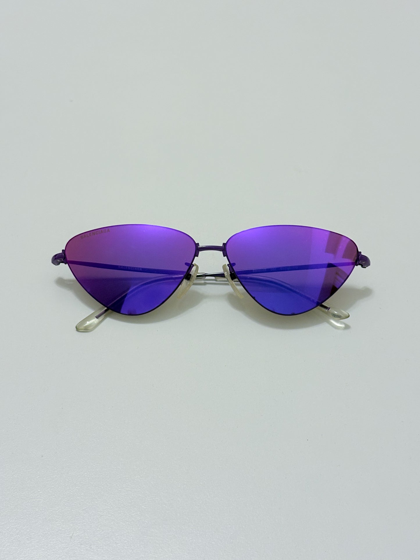 Balenciaga Cat-Eye Sunglasses in Purple